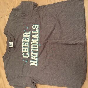 Varsity Gray Tee with Cheer Nationals Design